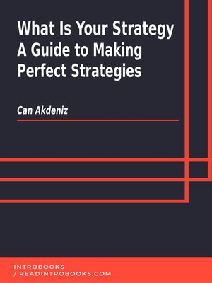 cover image of What Is Your Strategy